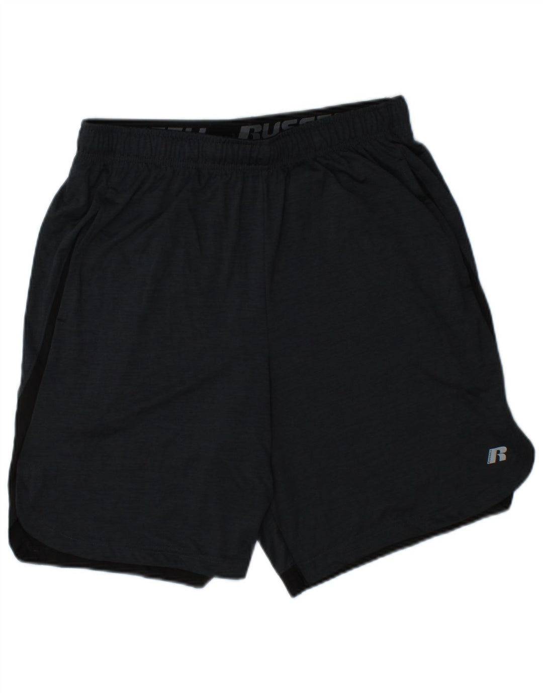 RUSSELL ATHLETIC Short de Sport Dri-Power Homme Gris Moyen Colorblock