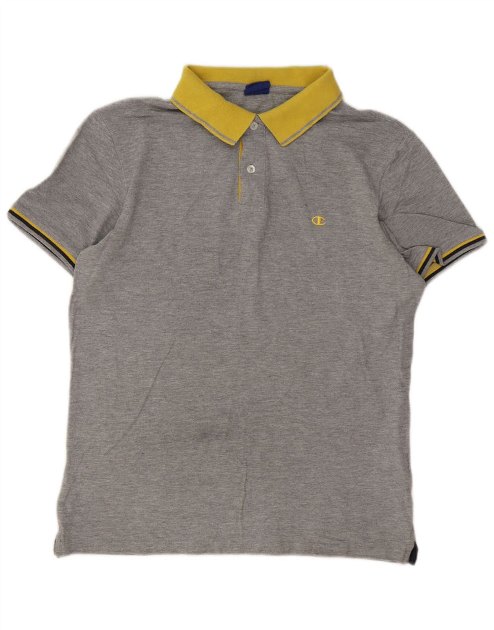 Champion Polo Rugby Homme Grand Gris Coton