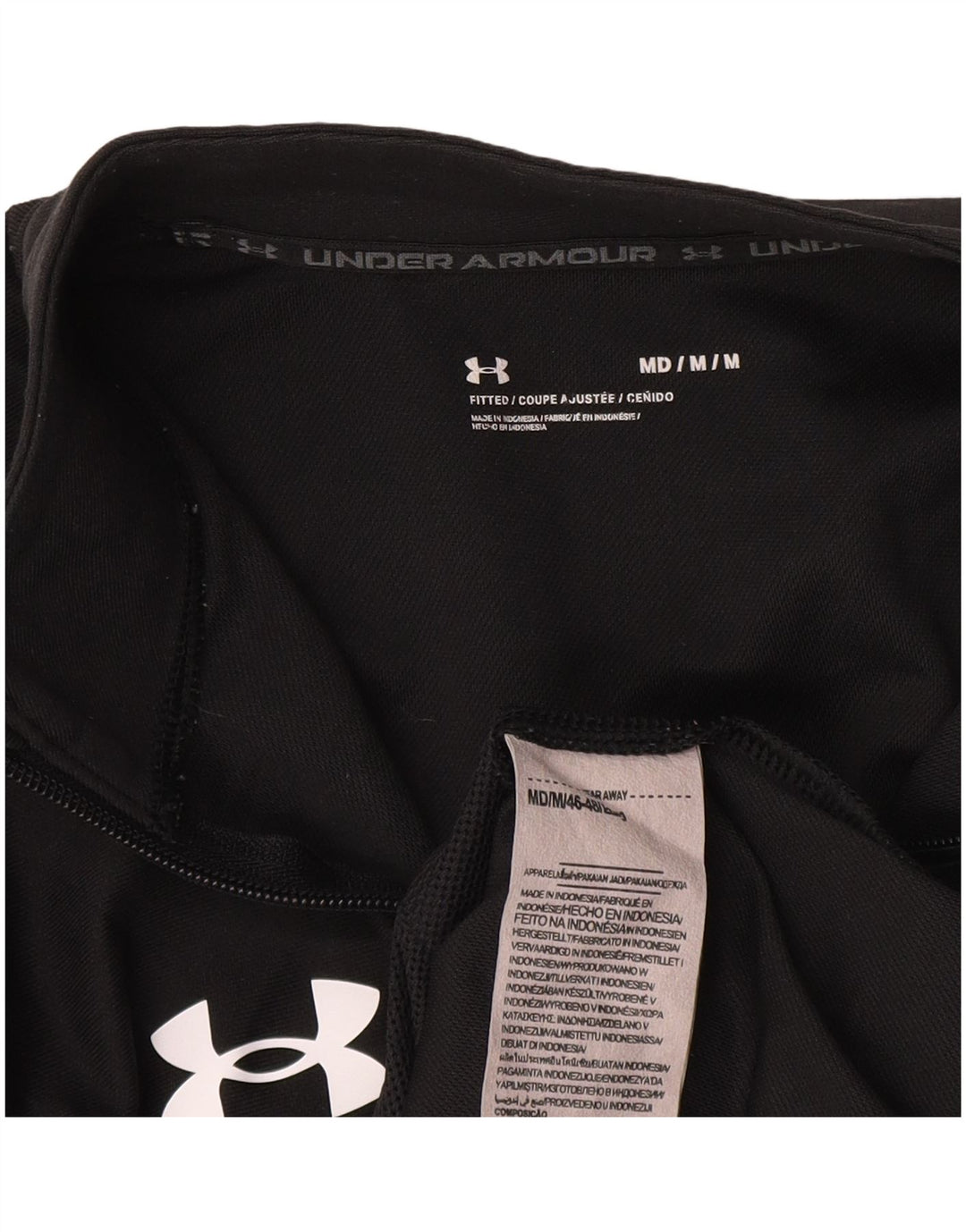 Under Armour Veste de Survêtement Homme Noir Moyen Polyester