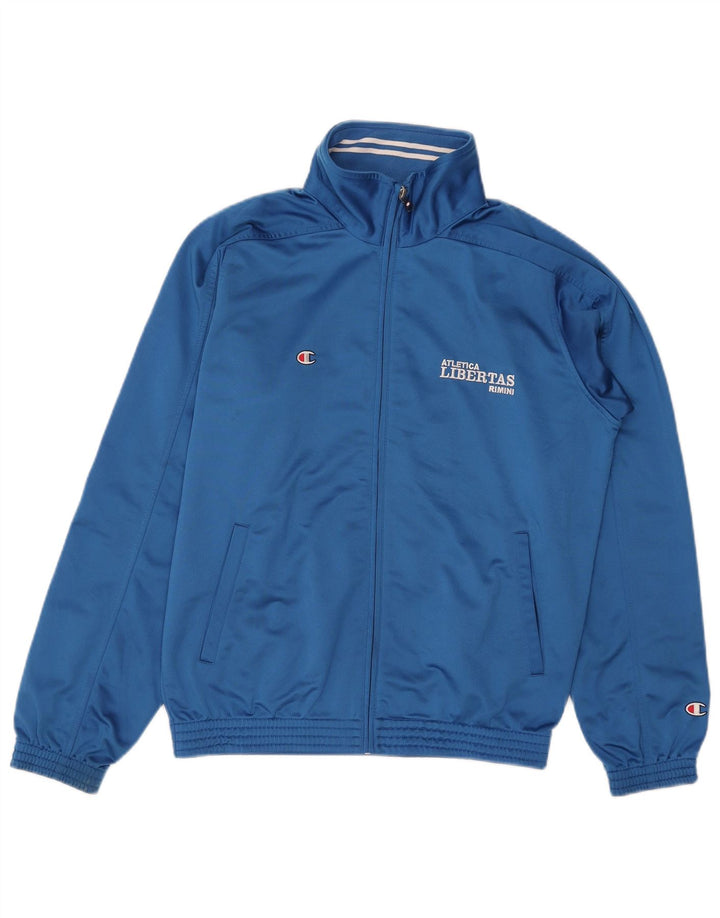 Champion Veste de Survêtement Graphique Homme Petit Bleu Polyester
