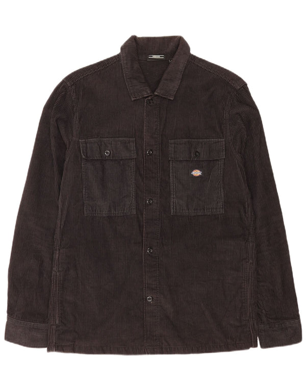 Dickies Surchemise Homme Chemise Velours Côtelé Bleu Marine Moyen Coton