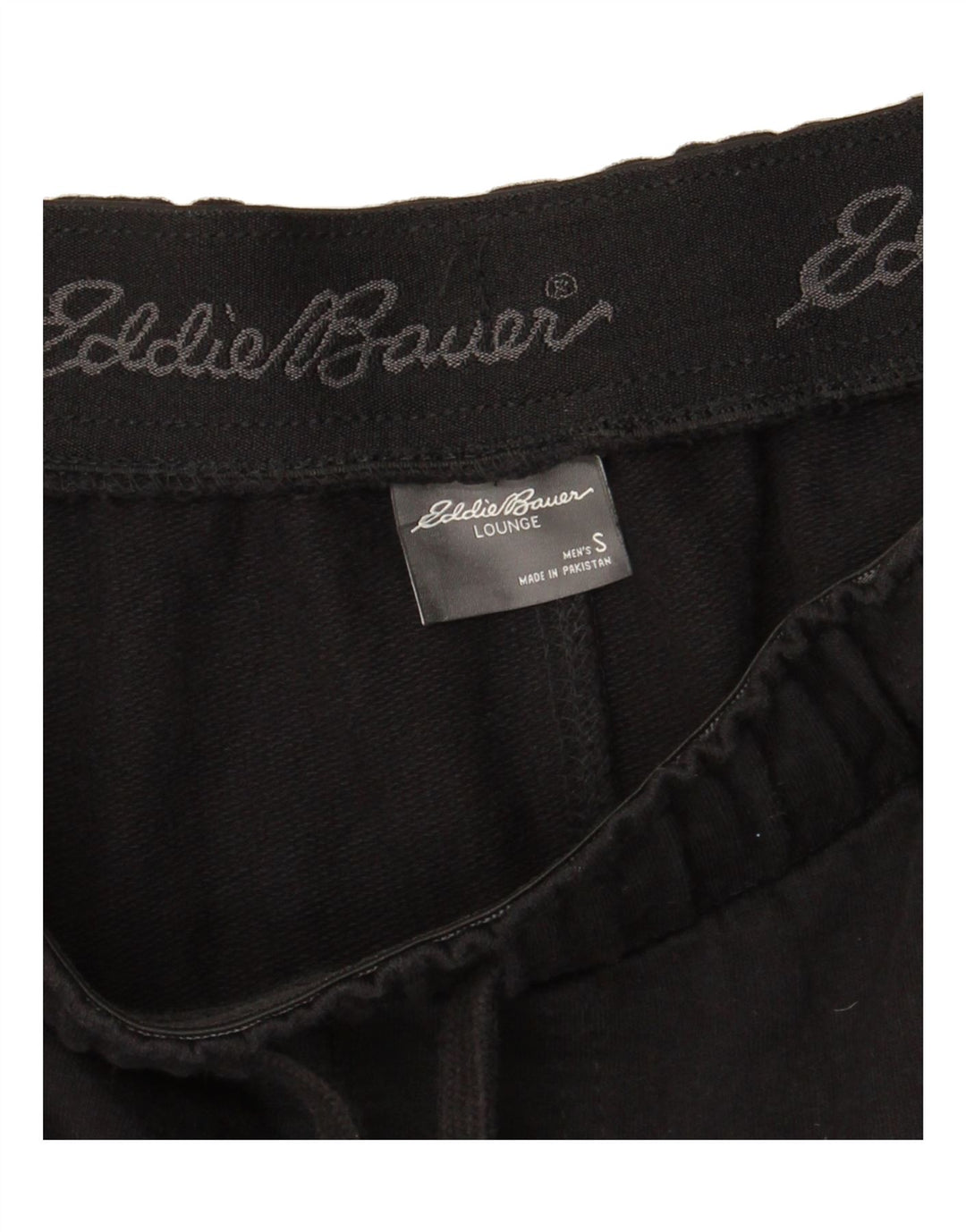 EDDIE BAUER Mens Tracksuit Trousers Joggers Small  Black Cotton Vintage Eddie Bauer and Second-Hand Eddie Bauer from Messina Hembry 