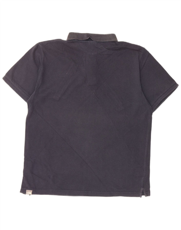 THE NORTH FACE Polo Homme Bleu Marine Moyen Coton