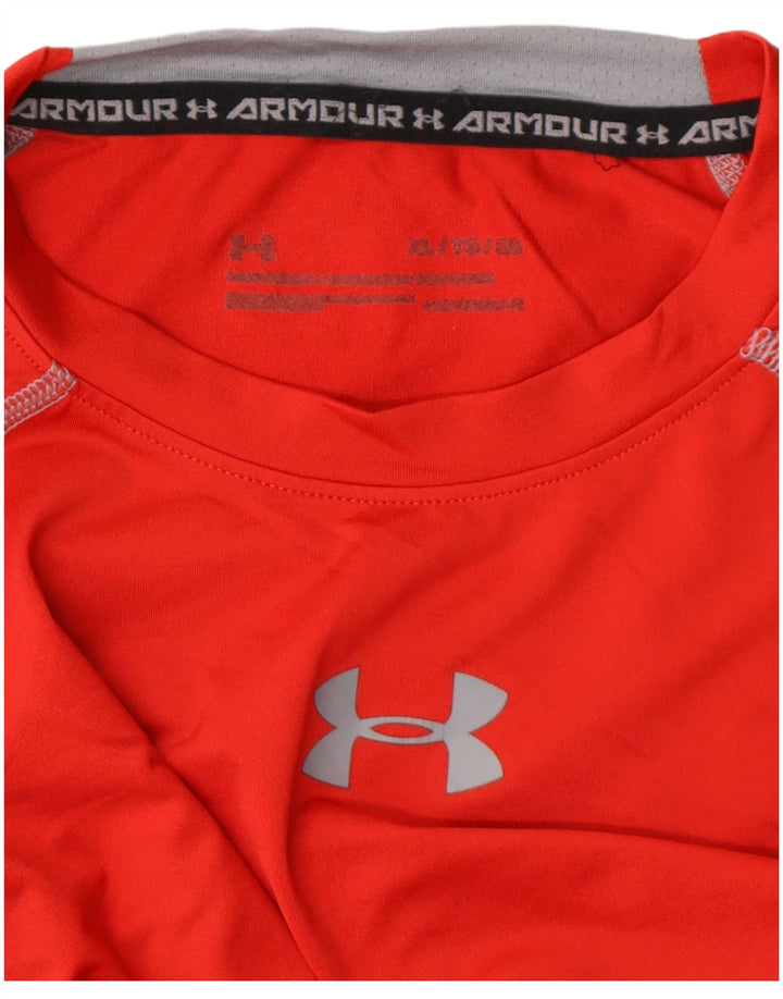 UNDER ARMOUR Tee-Shirt Heat Gear Graphic Homme XL Rouge