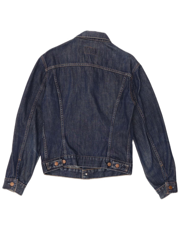 Levi's Veste en Jean Fille 11-12 Ans Large Bleu Marine Coton