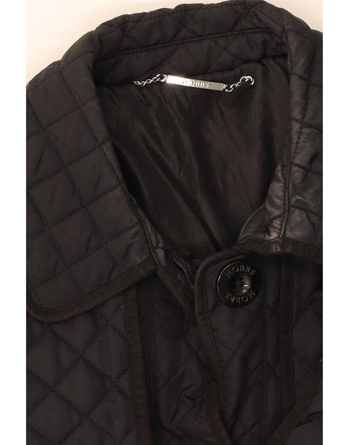 Hobbs Manteau matelassé pour femme UK 8 Small Bleu marine