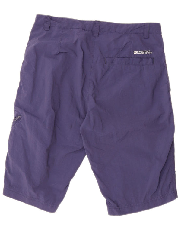 Mountain Warehouse Short cargo pour femme UK 12 Medium W32 Bleu marine Nylon