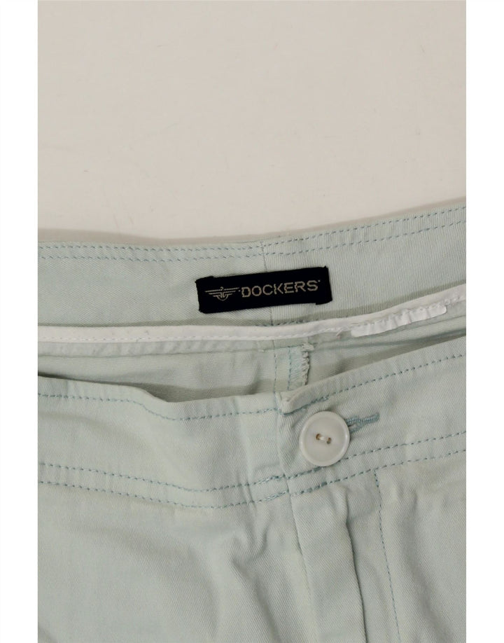 DOCKERS Womens Skort UK 14 Medium  Blue Cotton Vintage Dockers and Second-Hand Dockers from Messina Hembry 