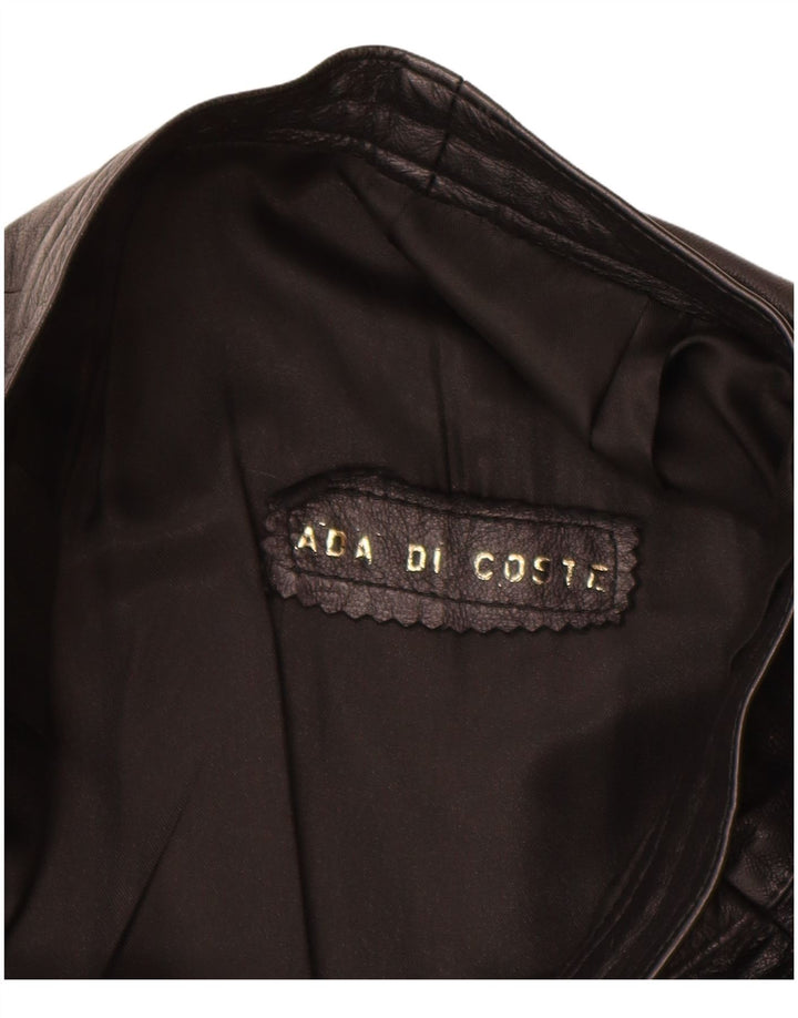 jupe en cuir femme vintage W26 Petit Noir