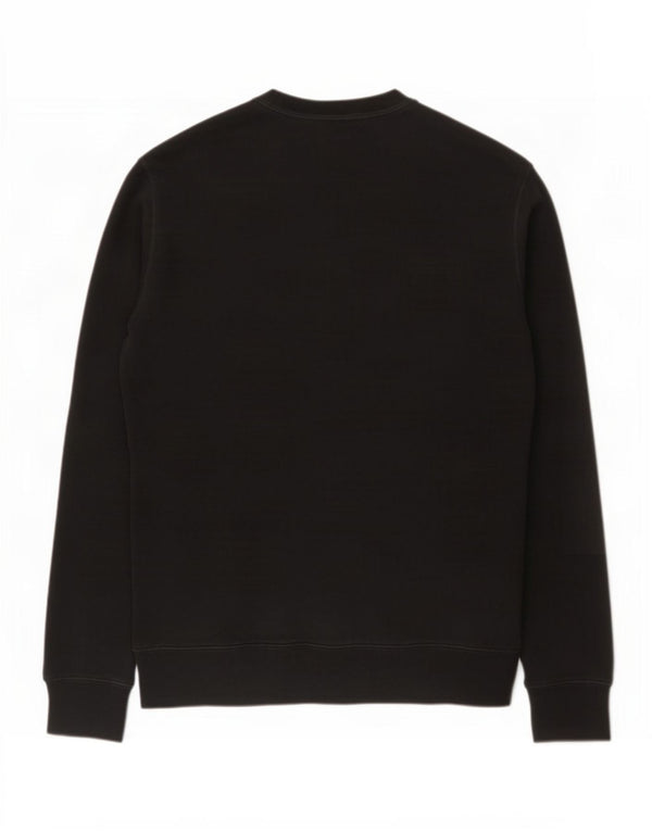 Marks & Spencer Sweat-shirt coupe classique pour homme en coton noir moyen