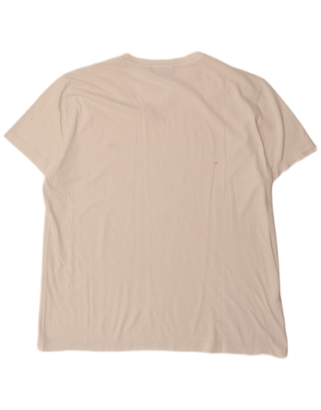 Lacoste T-Shirt coupe régulière pour hommes, taille 7 2XL, coton blanc