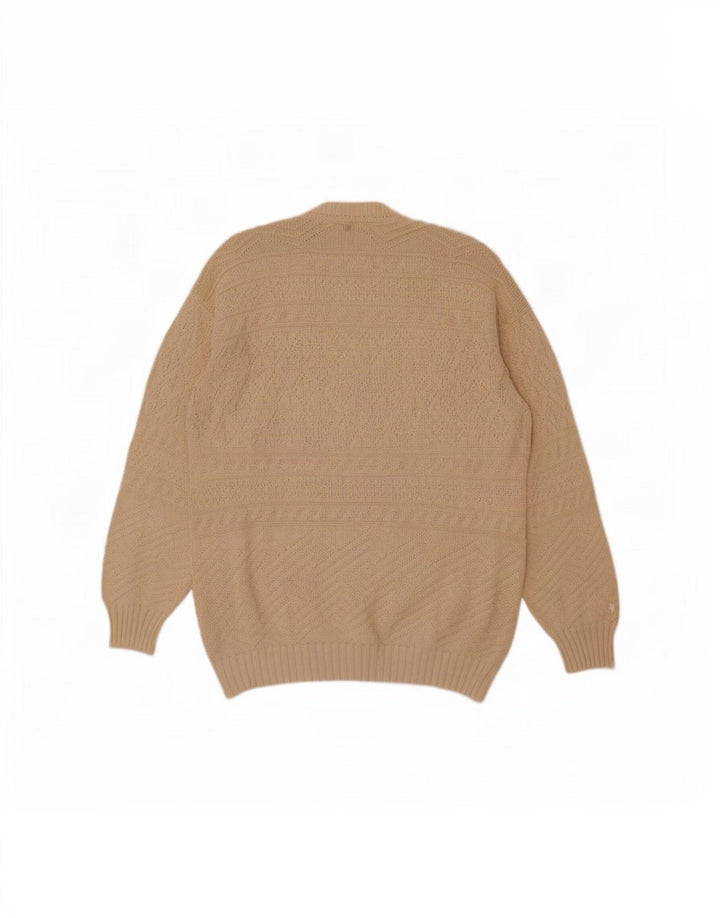 Think Pink Pull Cardigan Homme IT 54 XL Beige Coton