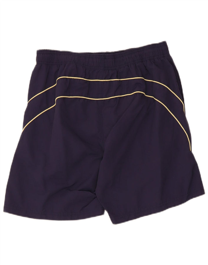 Diadora Short de Sport Homme Large Bleu Marine Polyamide