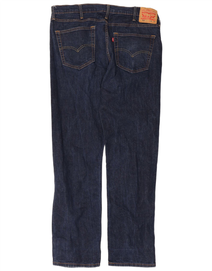 Levi's Jean Droit 514 Homme Bleu Marine W38 L34 Coton