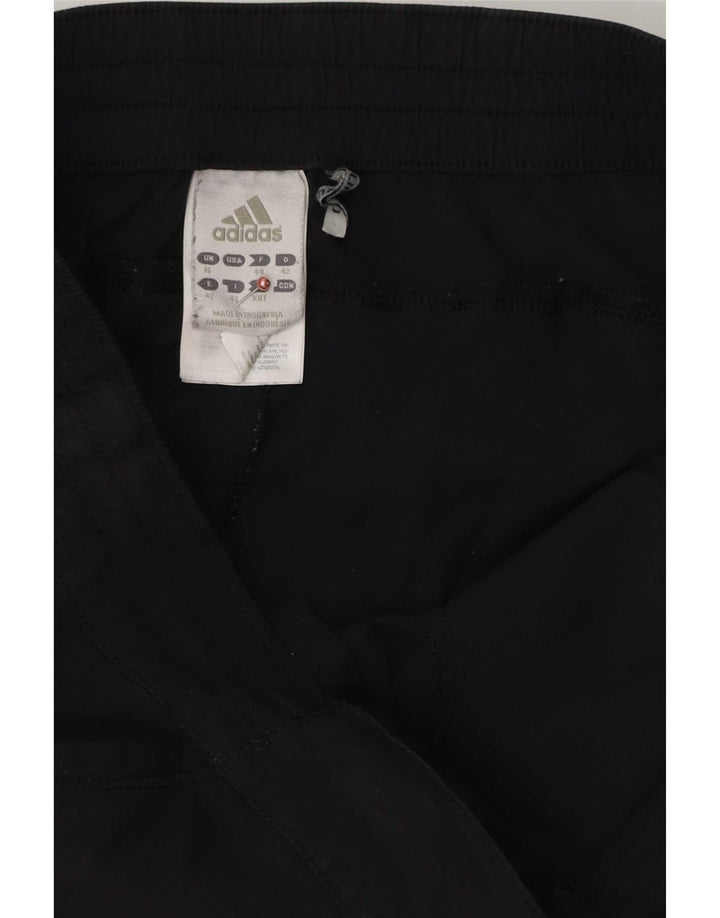 Adidas Pantalon Femme UK 16 Large W36 L30 Noir Polyester