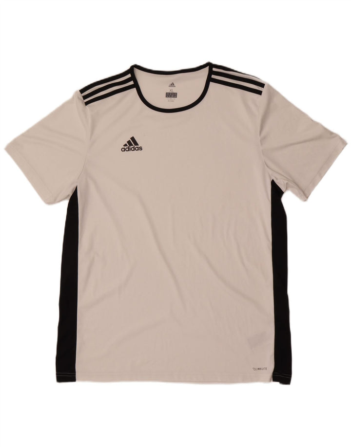ADIDAS T-Shirt Climalite Homme XL Blanc Polyester