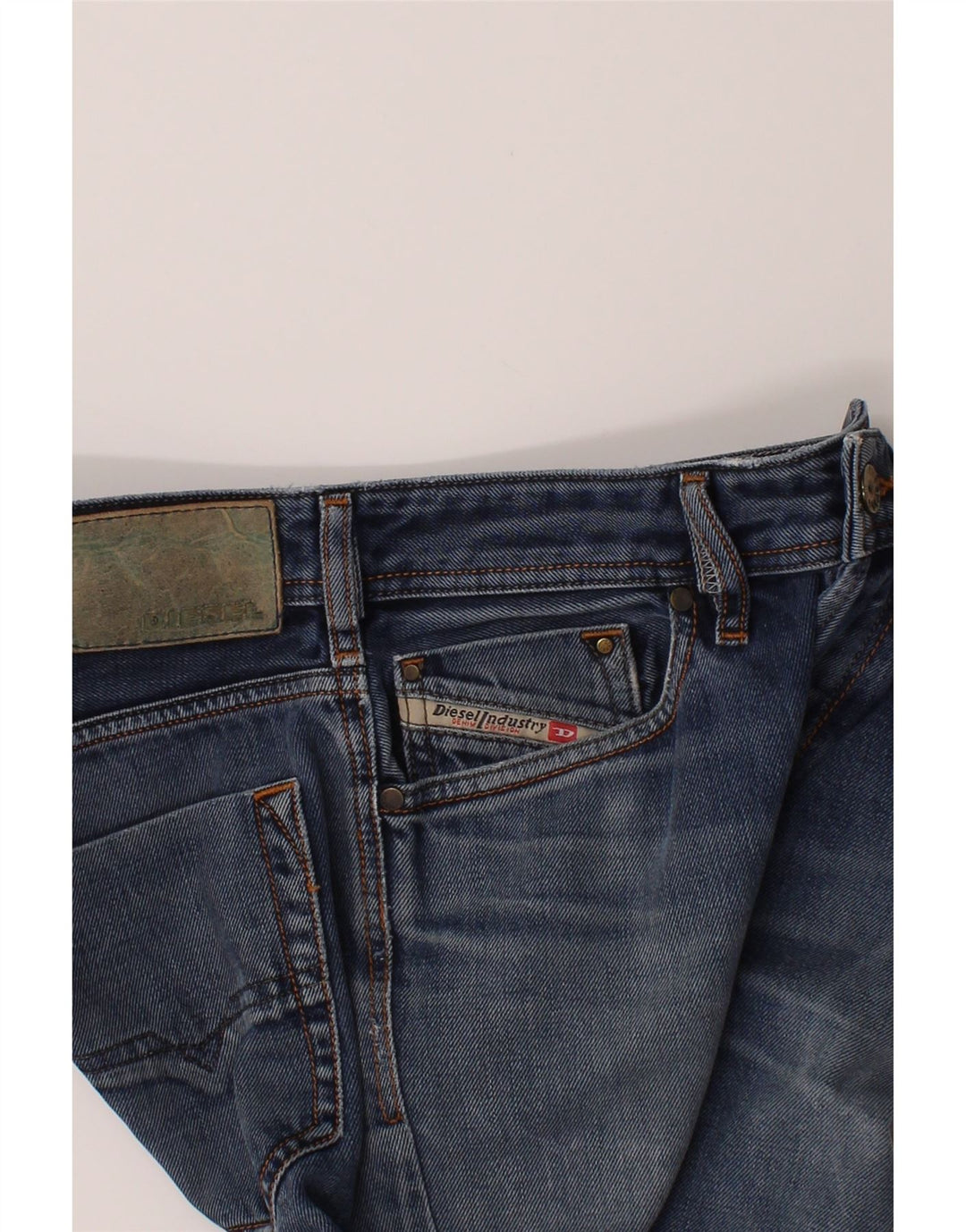 DIESEL Womens Slim Jeans W32 L26 Blue Cotton Vintage Diesel and Second-Hand Diesel from Messina Hembry 