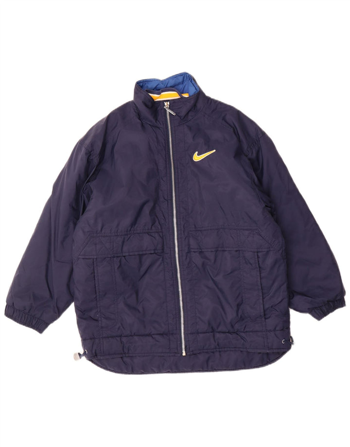 Veste matelassée Nike garçon graphique 10-11 ans nylon bleu marine moyen
