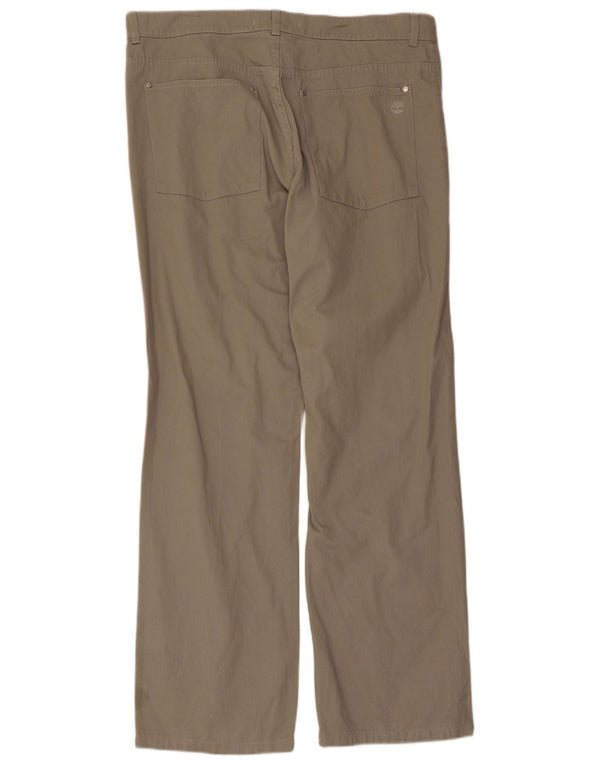 Timberland Pantalon décontracté droit pour homme W38 L31 Gris Coton