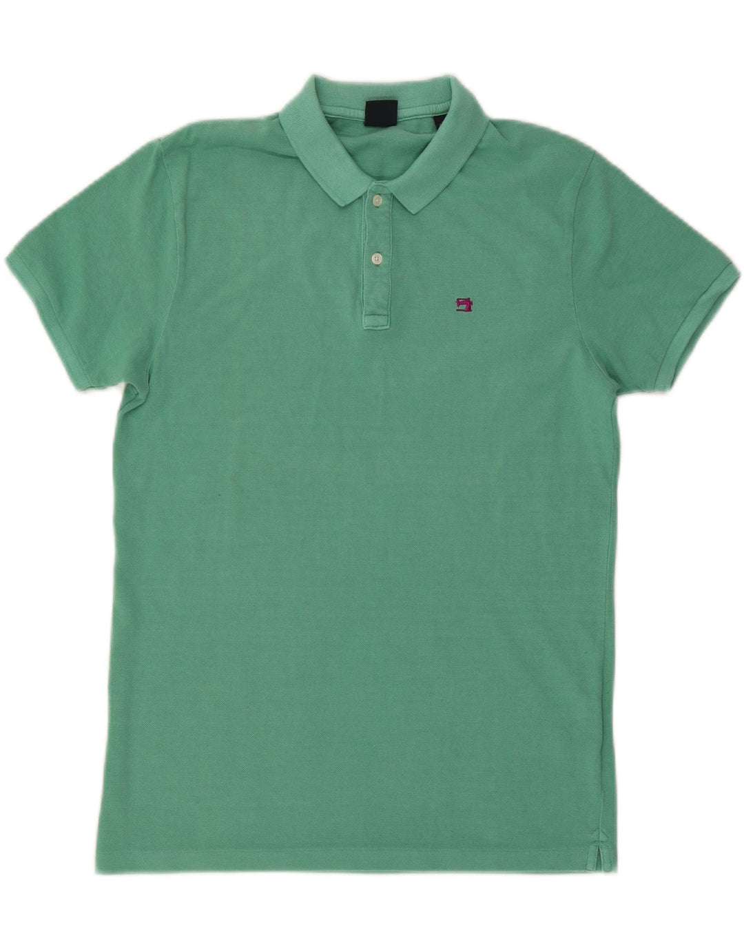 SCOTCH & SODA Polo Amsterdam Couture Homme Vert Moyen Coton