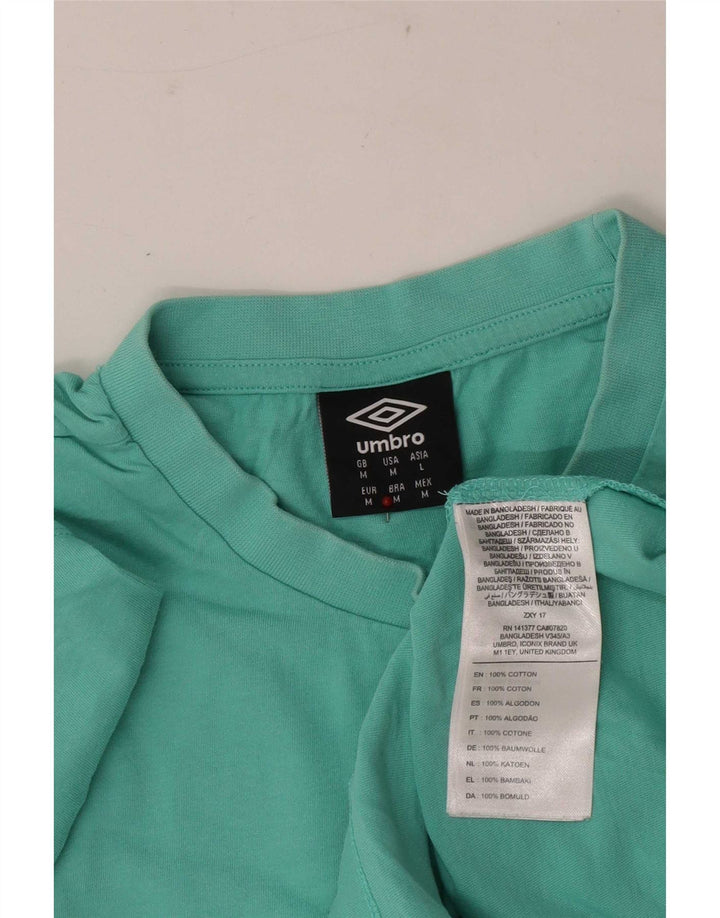 Umbro T-Shirt Graphique Homme Vert Moyen Coton
