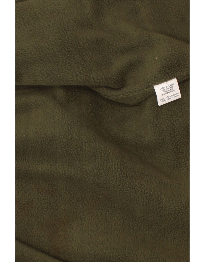 Manteau vintage pour garçons 4-5 ans Laine à carreaux kaki