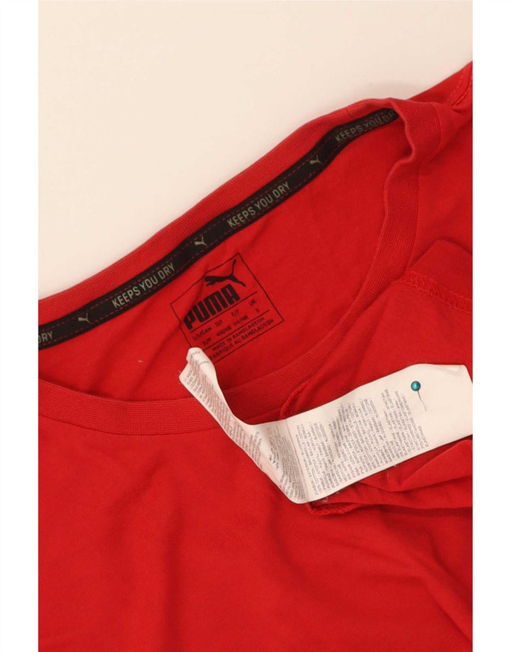 Puma T-Shirt Homme Haut Petit Rouge Coton