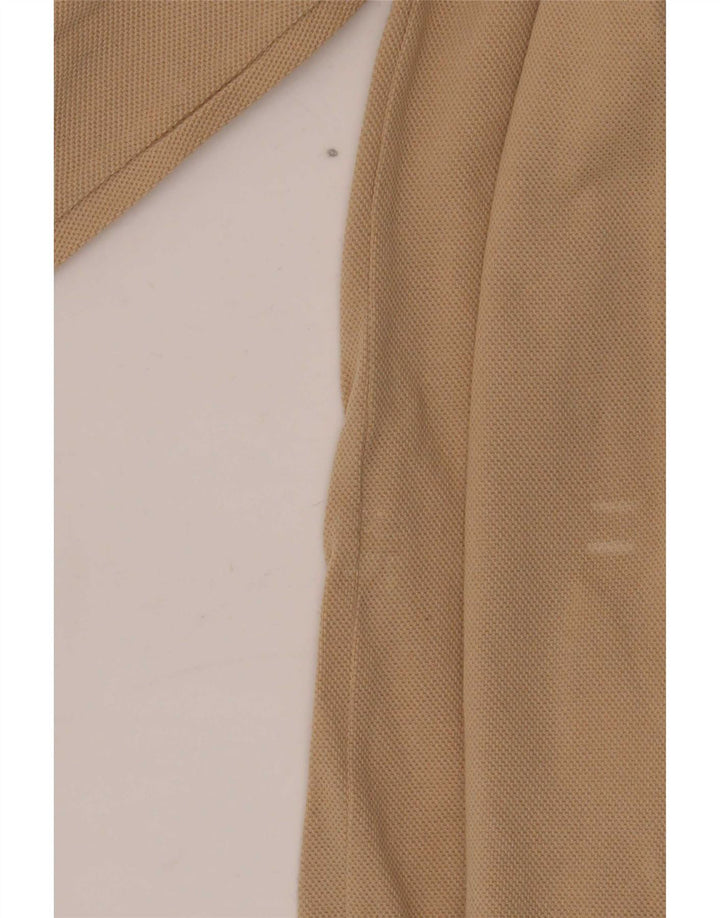 Rifle Polo à manches longues pour homme en coton beige moyen
