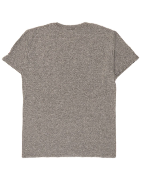 Champion T-Shirt Graphique Homme Petit Gris Coton