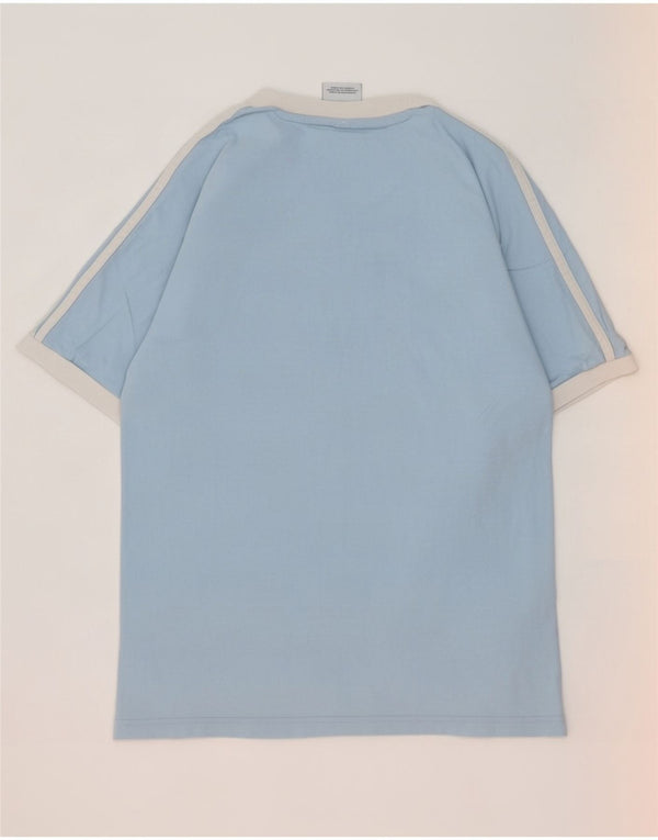 Adidas T-Shirt Homme Haut Petit Bleu Coton