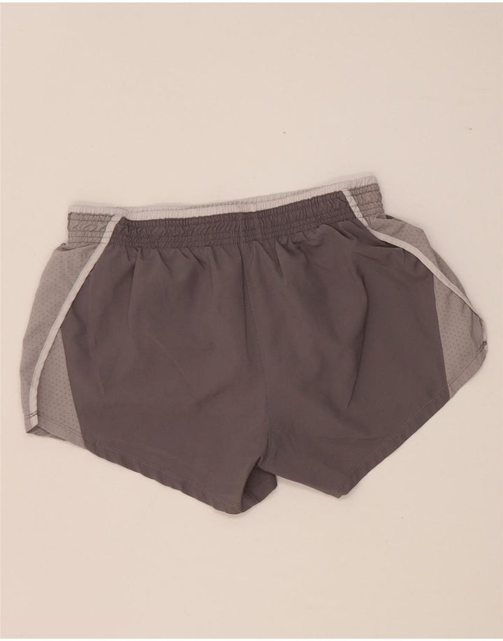 Nike Short de sport Dri Fit pour femme UK 10 Petit Gris Polyester