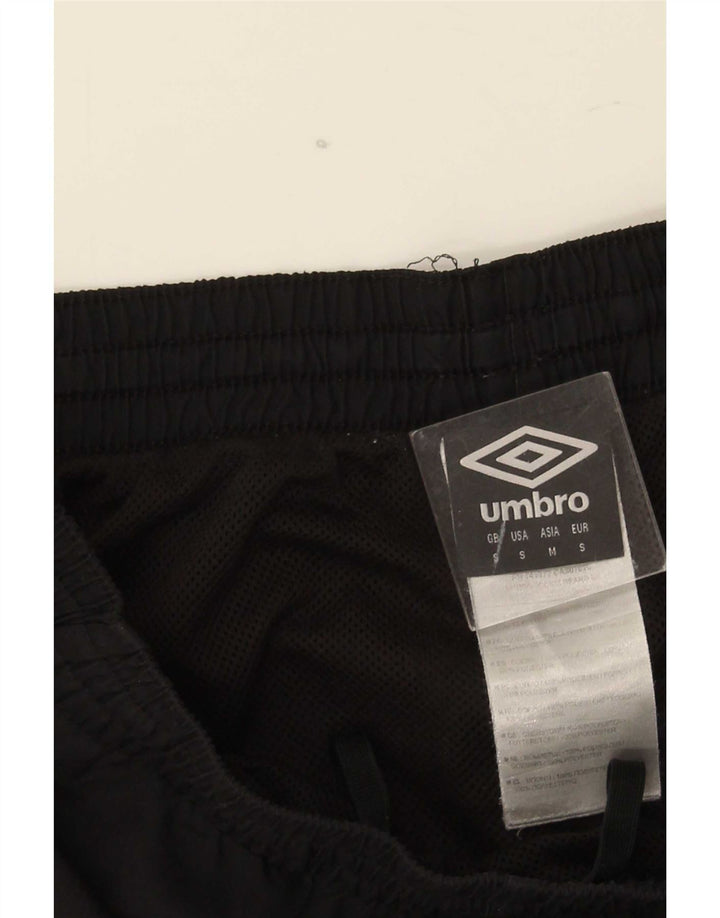 Umbro Short de Sport Homme Petit Noir Polyester