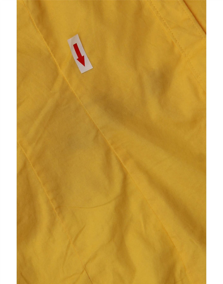 LEE Chemise à manches courtes Riders pour femme UK 14 en coton jaune moyen