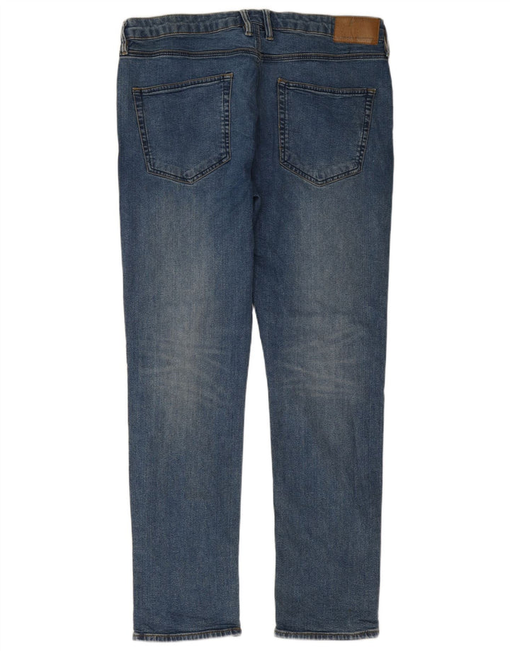 French Connection Jean Slim Homme W38 L34 Bleu Coton