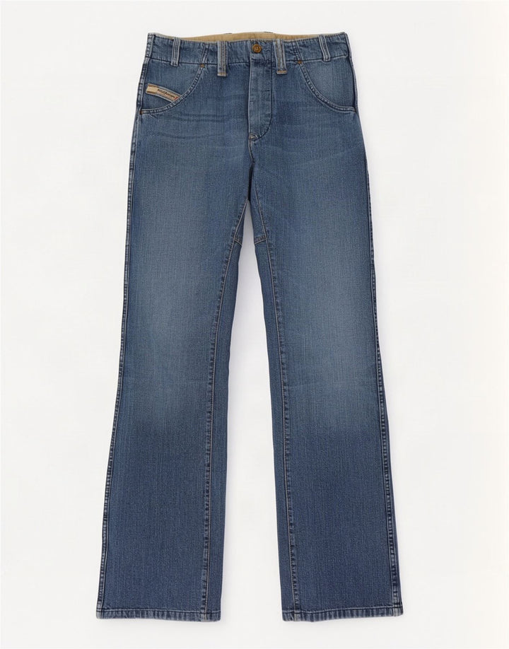 Jean Bootcut Femme Diesel W28 L34 Bleu Coton