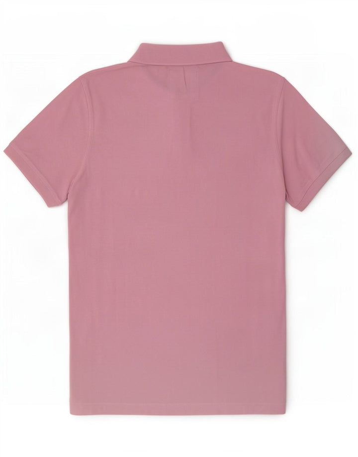 Crew Clothing Polo Homme Coton Rose Moyen