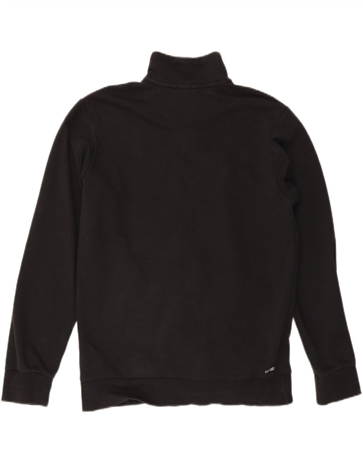 ADIDAS Veste de survêtement graphique pour hommes, grand coton noir