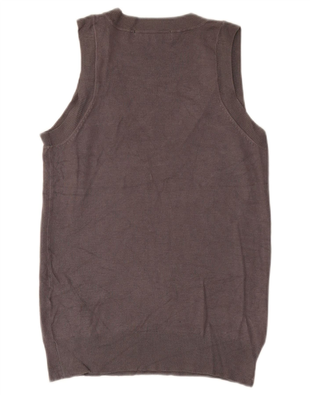 Zara Femme Débardeur UK 12 Gris Moyen Viscose