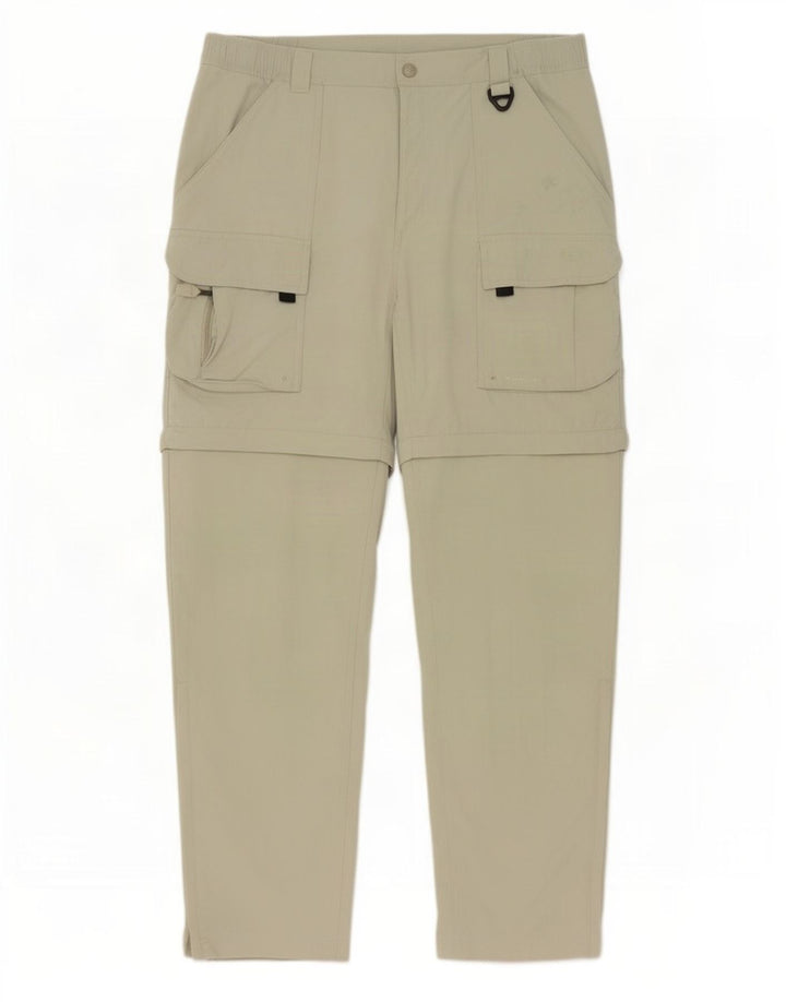 Columbia Pantalon cargo de randonnée pour homme Medium W32 L32 Kaki Polyester