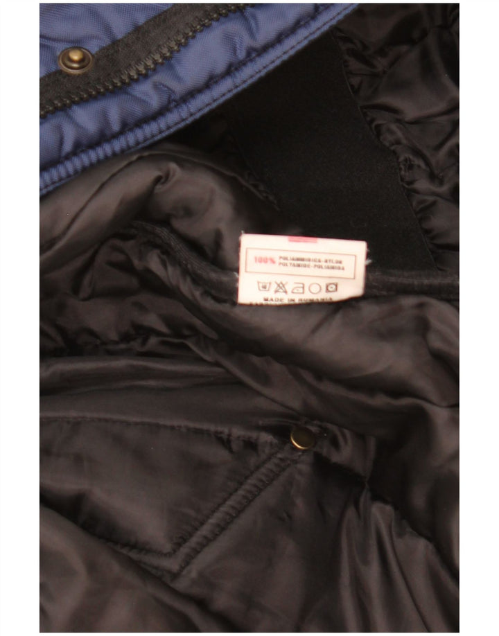 Refrigiwear Manteau matelassé à capuche pour garçon 13-14 ans Bleu marine Polyamide