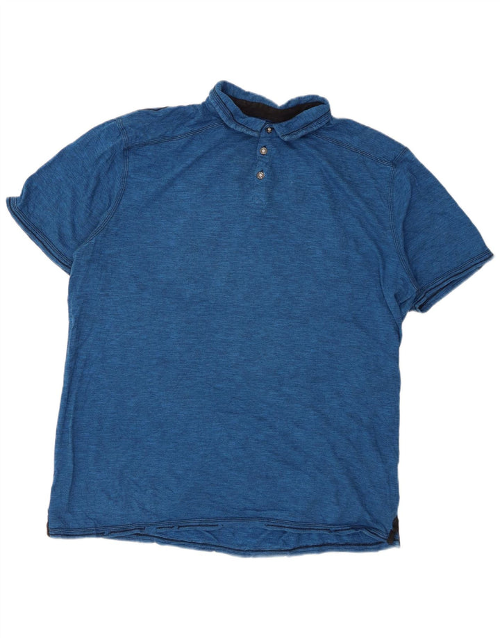 BKE Polo Homme 2XL Bleu Moucheté Coton