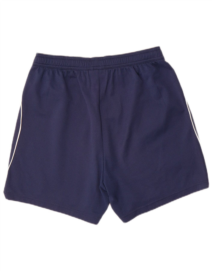 Reebok Short de sport homme petit bleu marine polyester