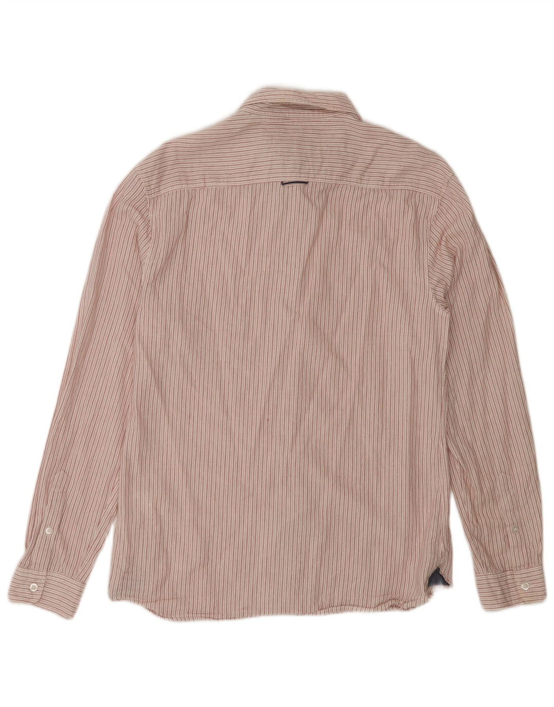 Chemise Slim Fit Homme White Stuff Coton Rayé Rose Moyen