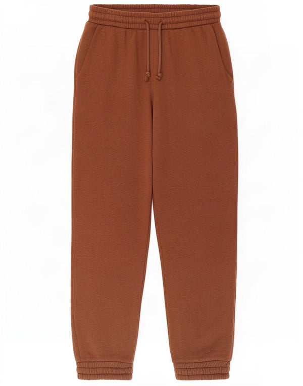 Zara Pantalon de survêtement pour femme Joggers UK 8 Small Marron Coton