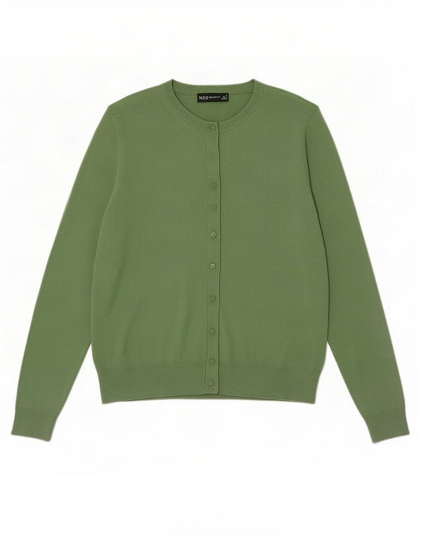Marks & Spencer Pull Cardigan Femme UK 18 XL Vert Viscose