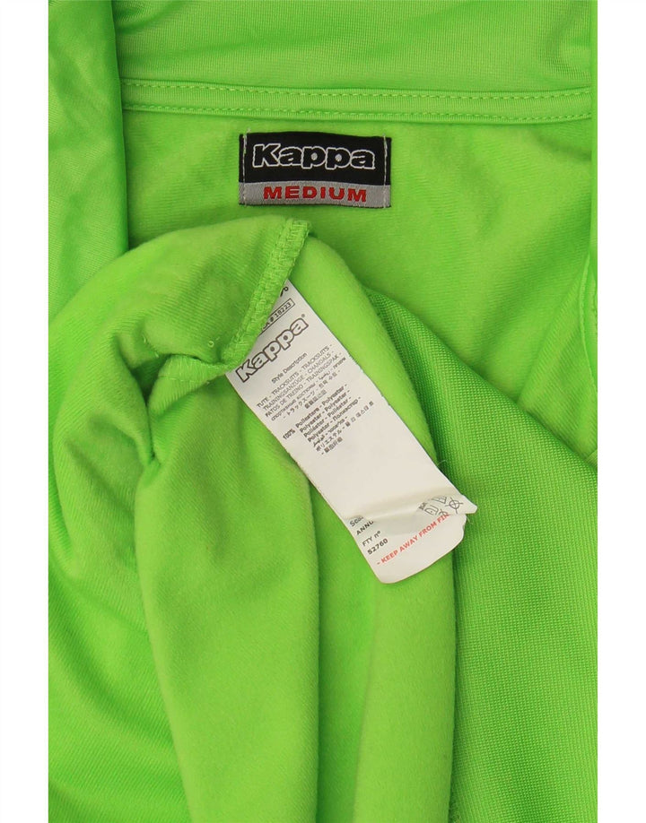 Kappa Veste de survêtement pour homme en polyester color block vert moyen