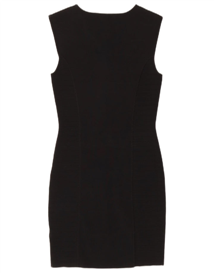 Ted Baker Robe fourreau sans manches pour femme Taille 2 Petite Viscose noire