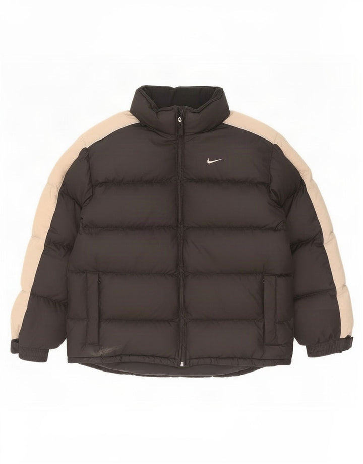 Nike Veste matelassée garçon 13-14 ans XL Noir Colorblock Polyester