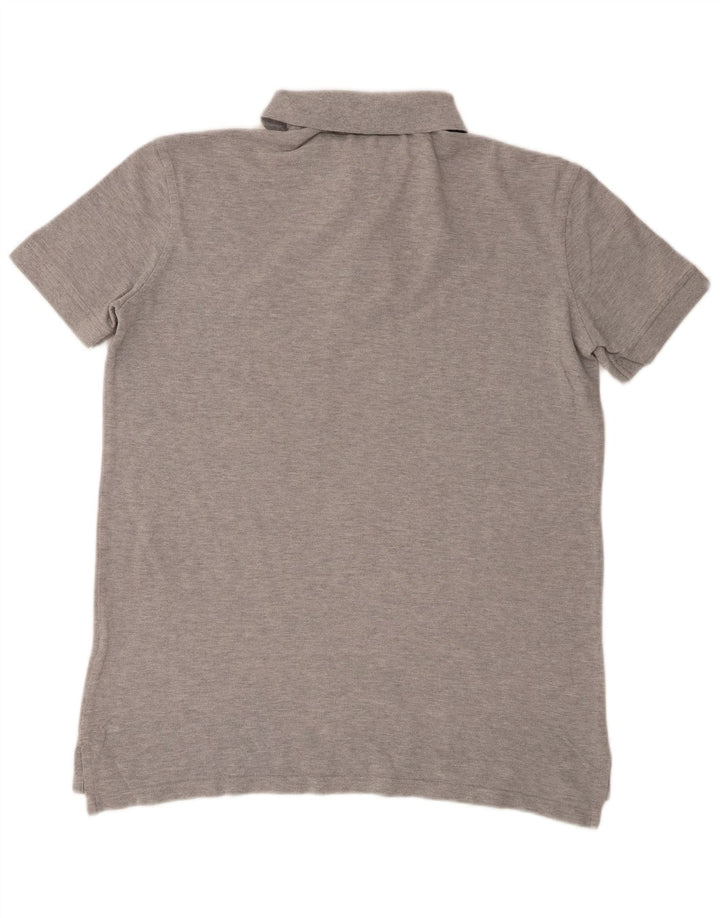 Tommy Hilfiger Polo Homme Gris Moyen Moucheté Coton