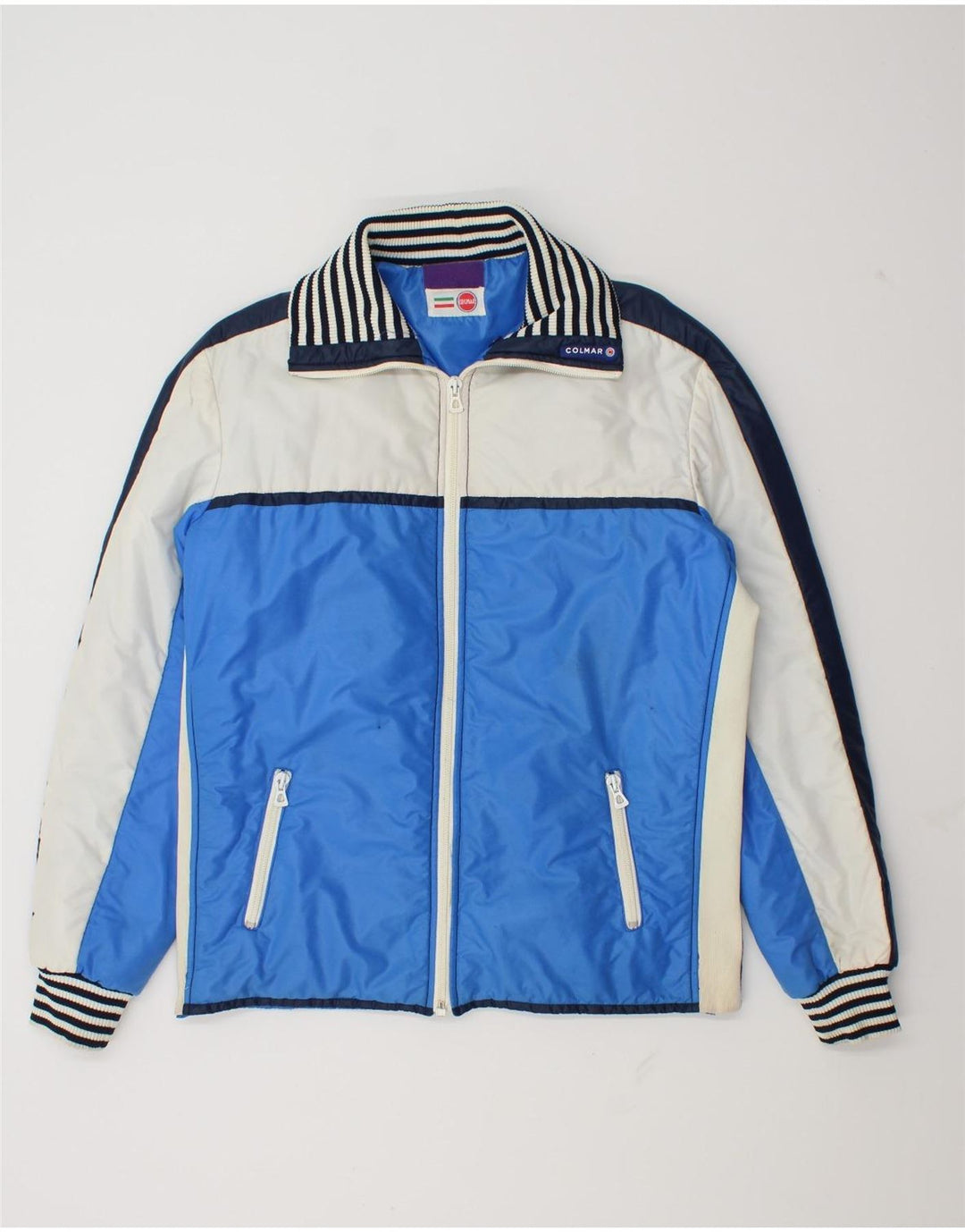 Colmar Veste matelassée IT 50 Nylon color block bleu moyen |